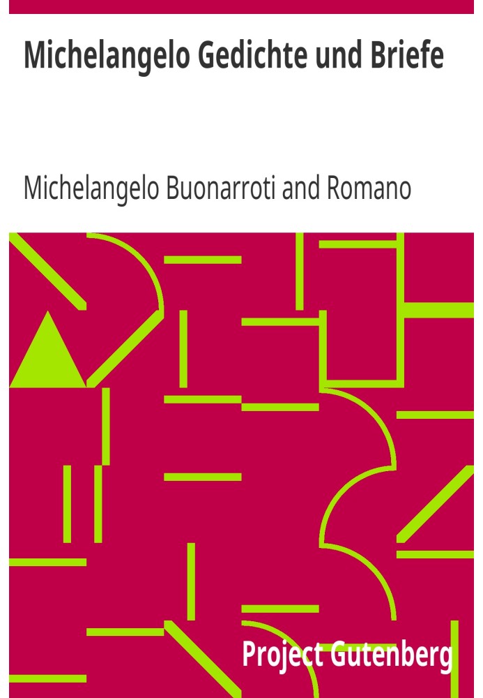 Book Michelangelo Poems and Letters Selected edited by R. A. Guardini