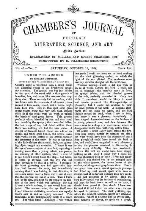 Book Chambers's Journal of Popular Literature, Science, and Art, Fifth Series, No. 42, Vol. I, October 18, 1884