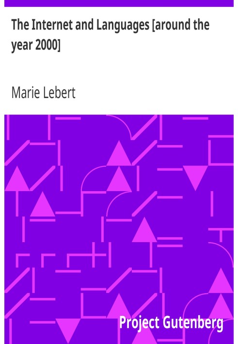 Book The Internet and Languages [around the year 2000]