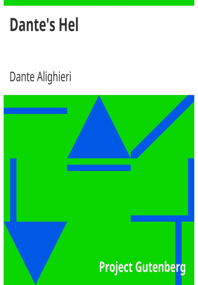 Book Dante's Hell Translated in prose and provided with an introduction
