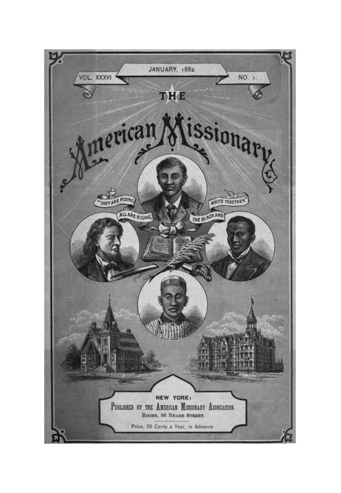 Книга Американський місіонер — том 36, № 1, січень 1882 р