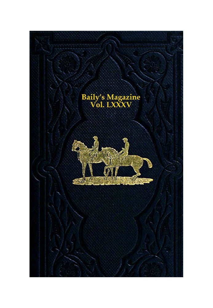 Book Baily's Magazine of Sports and Pastimes, Volume 85 January to June, 1906