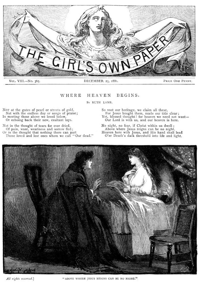 Book The Girl's Own Paper, Vol. VIII, No. 365, December 25, 1886