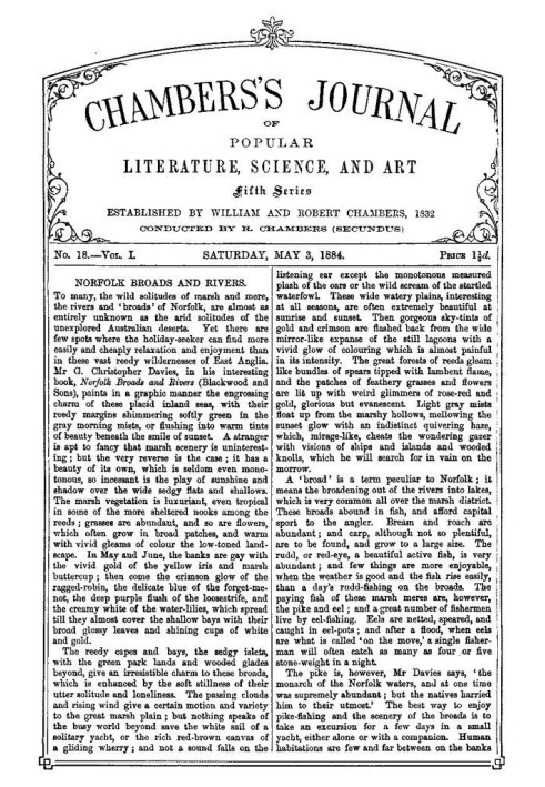 Book Chambers's Journal of Popular Literature, Science, and Art, Fifth Series, No. 18, Vol. I, May 3, 1884