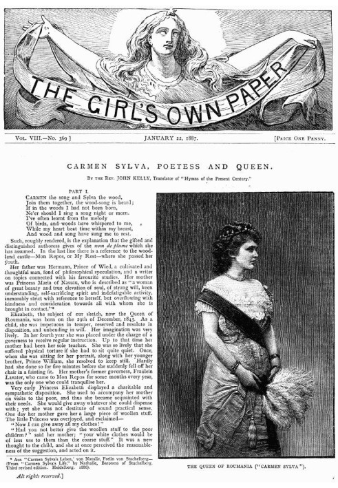 Book The Girl's Own Paper, Vol. VIII, No. 369, January 22, 1887