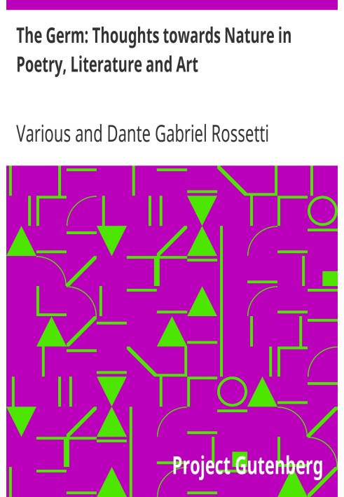 Book The Germ: Thoughts towards Nature in Poetry, Literature and Art