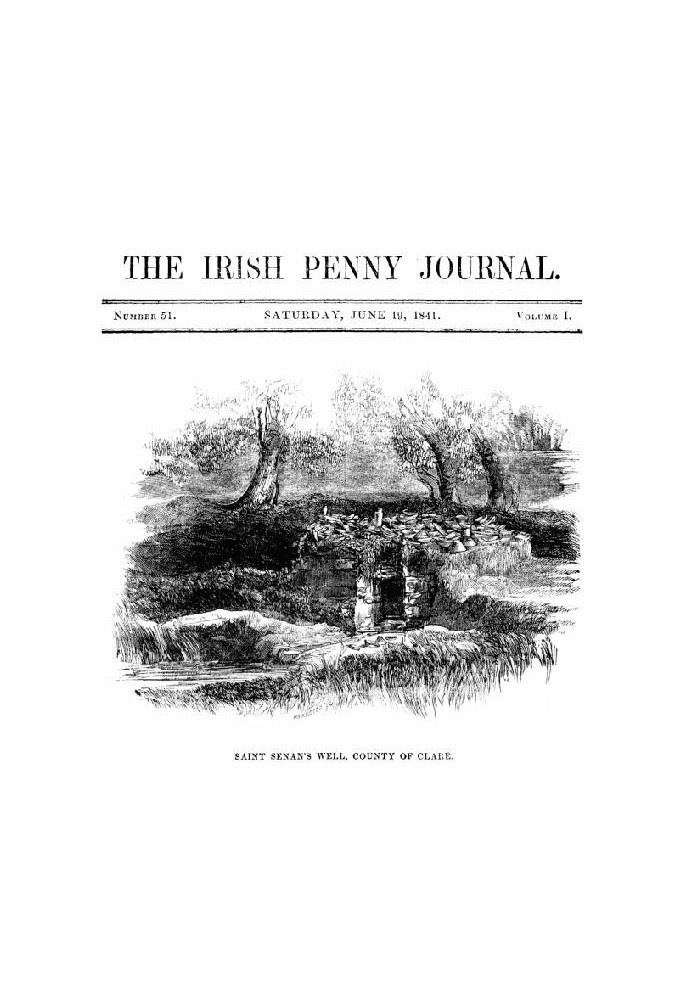 Book The Irish Penny Journal, Vol. 1 No. 51, June 19, 1841