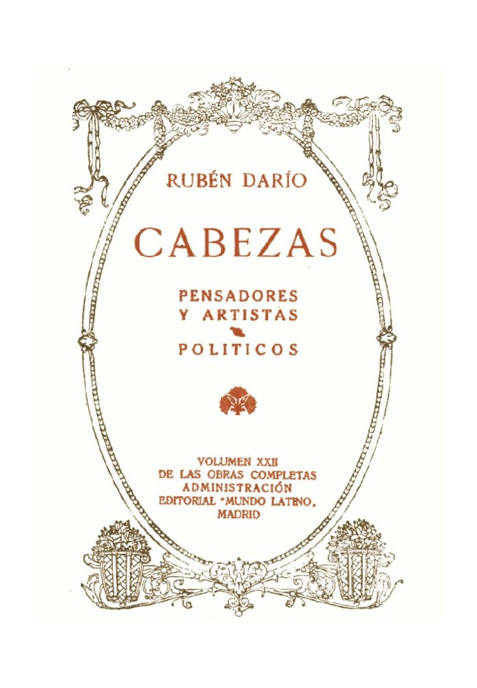 Book Heads: Thinkers and Artists, Politicians Complete Works Vol. XXII