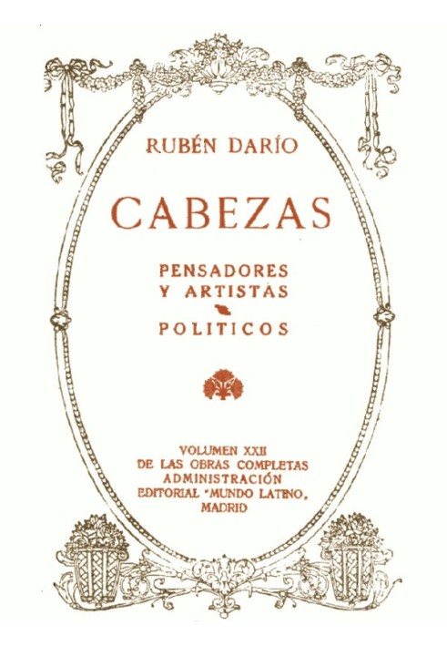 Book Heads: Thinkers and Artists, Politicians Complete Works Vol. XXII