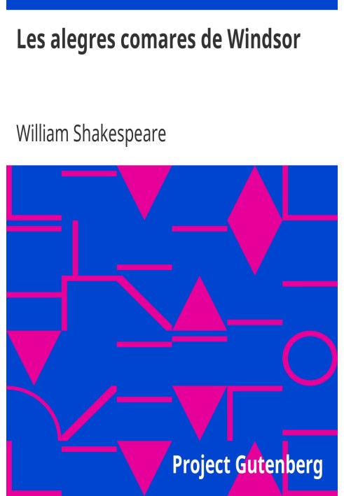 Book The Merry Wives of Windsor