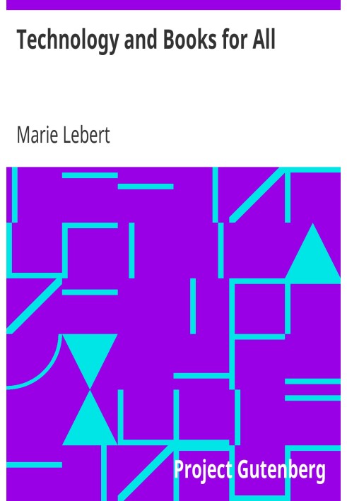 Book Technology and Books for All