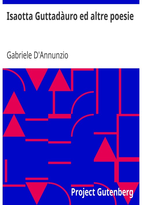 Book Isaotta Guttadàuro and other poems