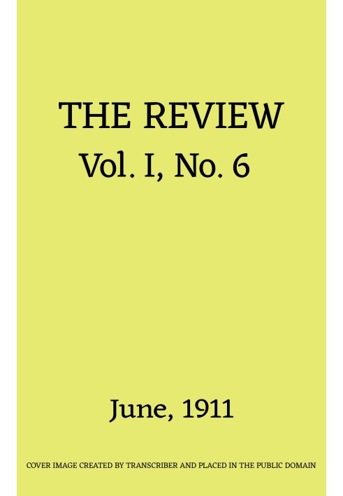 Книга Огляд, том. 1, № 6, червень 1911 р