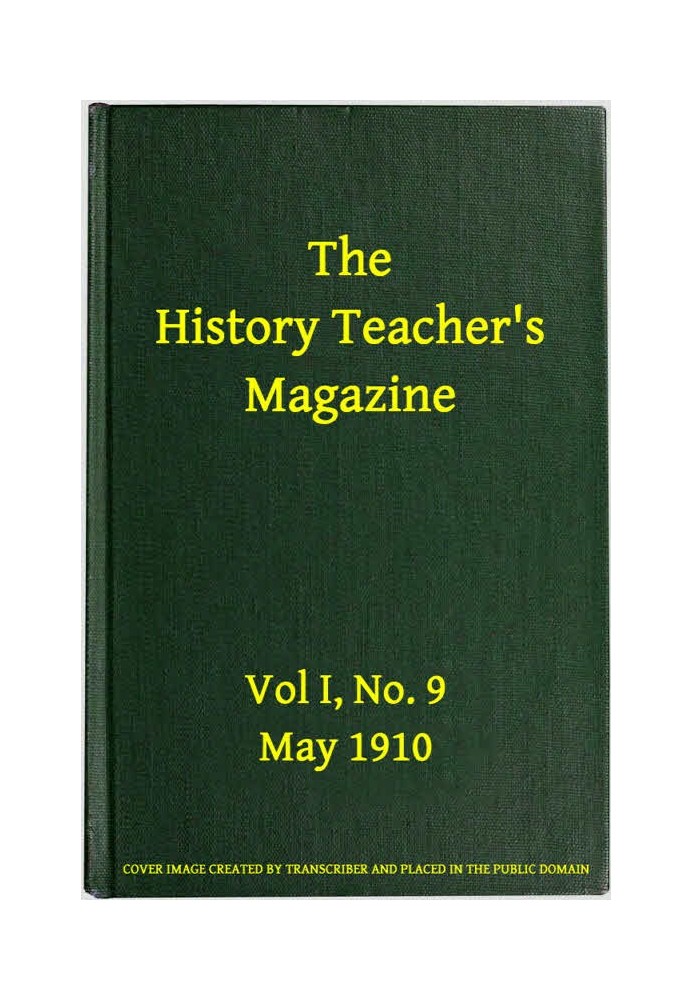 Книга Журнал учителя истории, Vol. I, № 9, май 1910 г.