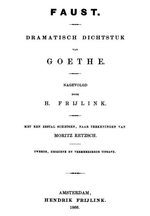 Book Faust: Dramatic poem by Goethe [part 1]