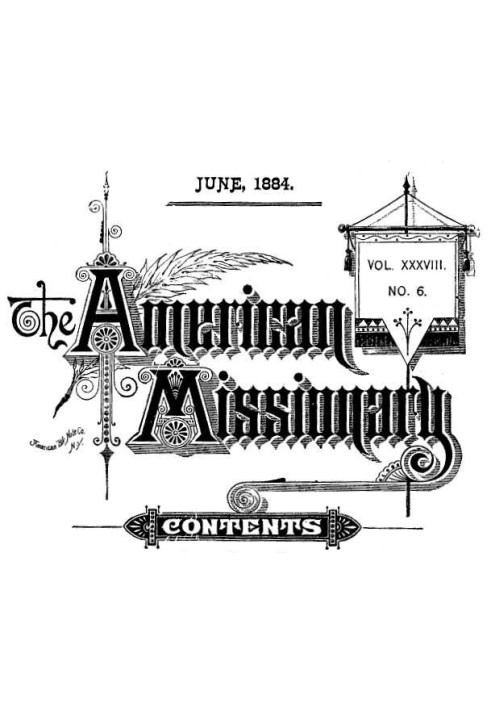 Book The American Missionary — Volume 38, No. 06, June, 1884