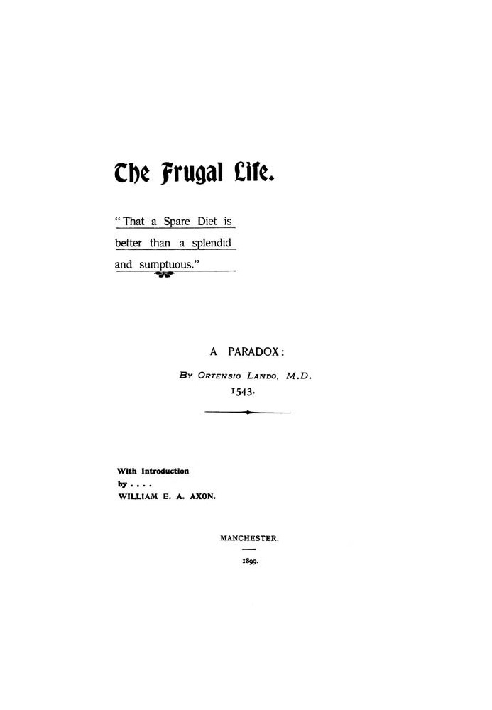 Book The Frugal Life: A Paradox