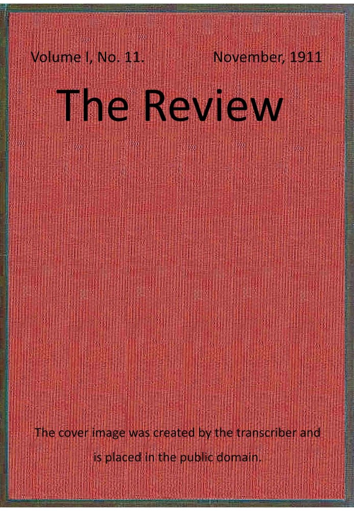 Книга Огляд, том. 1, № 11, листопад 1911 р