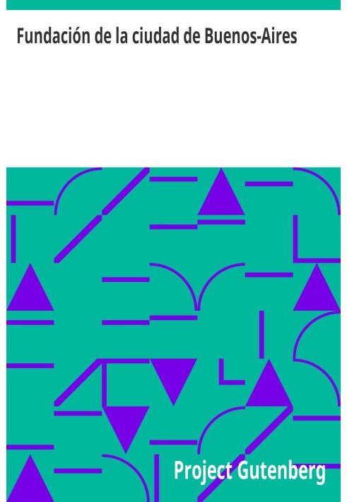 Book Foundation of the city of Buenos Aires