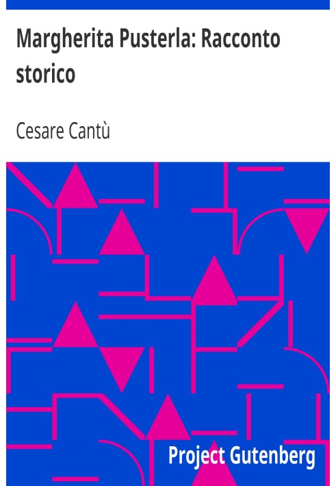 Book Margherita Pusterla: Historical story