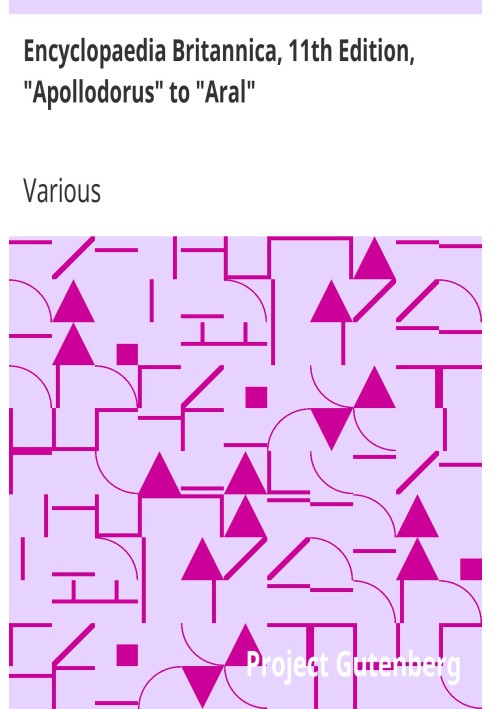 Book Encyclopaedia Britannica, 11th Edition, "Apollodorus" to "Aral" Volume 2, Slice 3