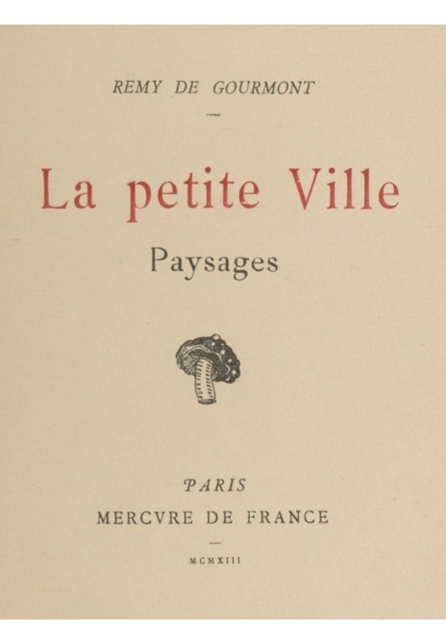 Book The Little Town; Landscapes