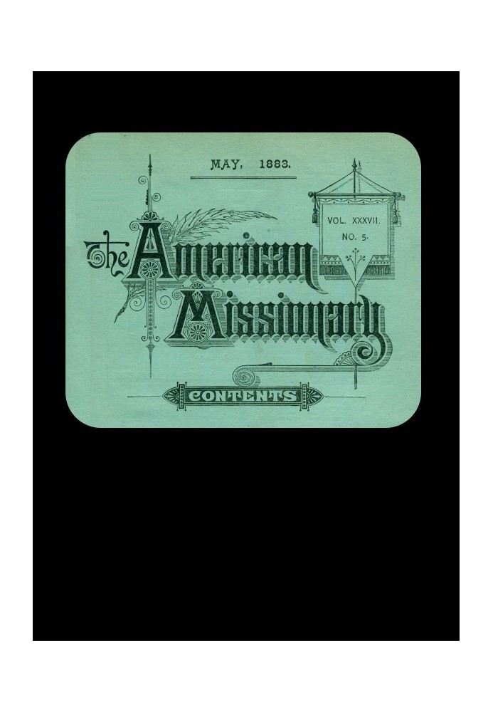 Book The American Missionary — Volume 37, No. 5, May, 1883
