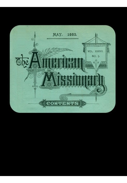 Book The American Missionary — Volume 37, No. 5, May, 1883