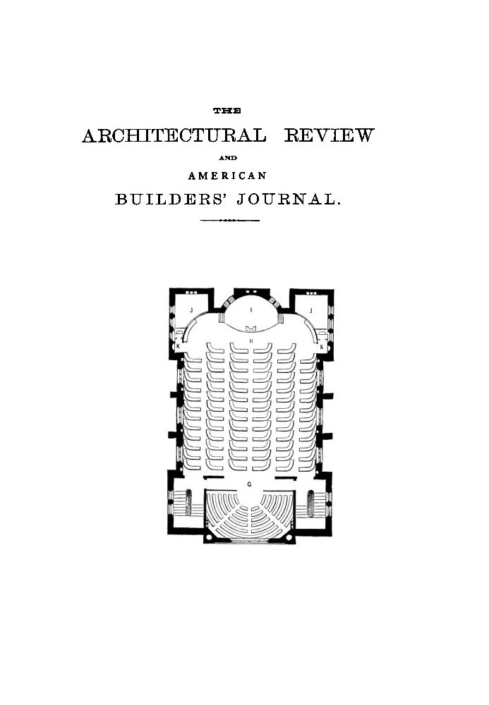 Book The Architectural Review and American Builders' Journal, Aug. 1869