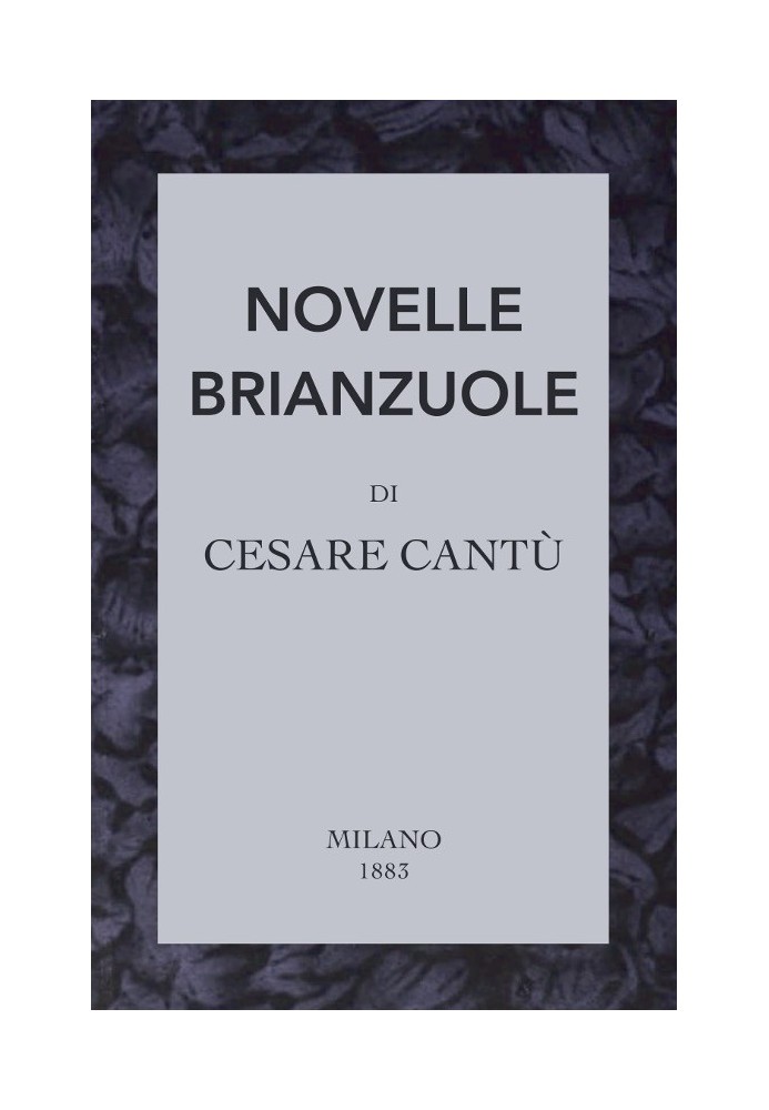 Book New stories from Brianza