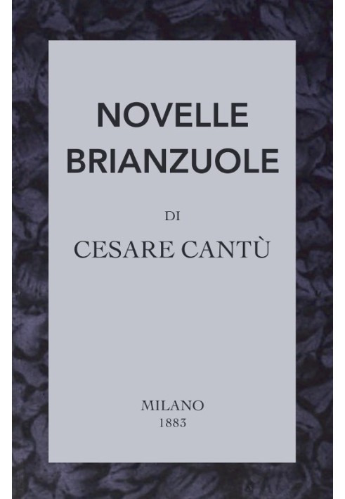 Book New stories from Brianza
