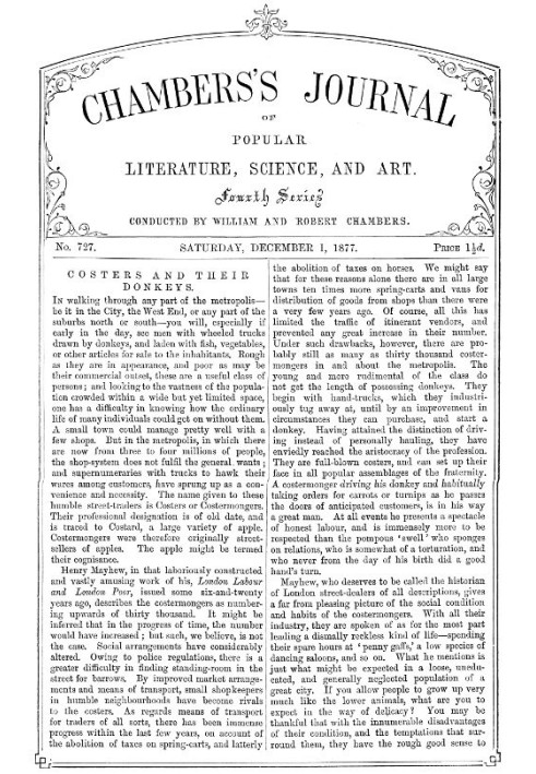 Book Chambers's Journal of Popular Literature, Science, and Art, No. 727, December 1, 1877