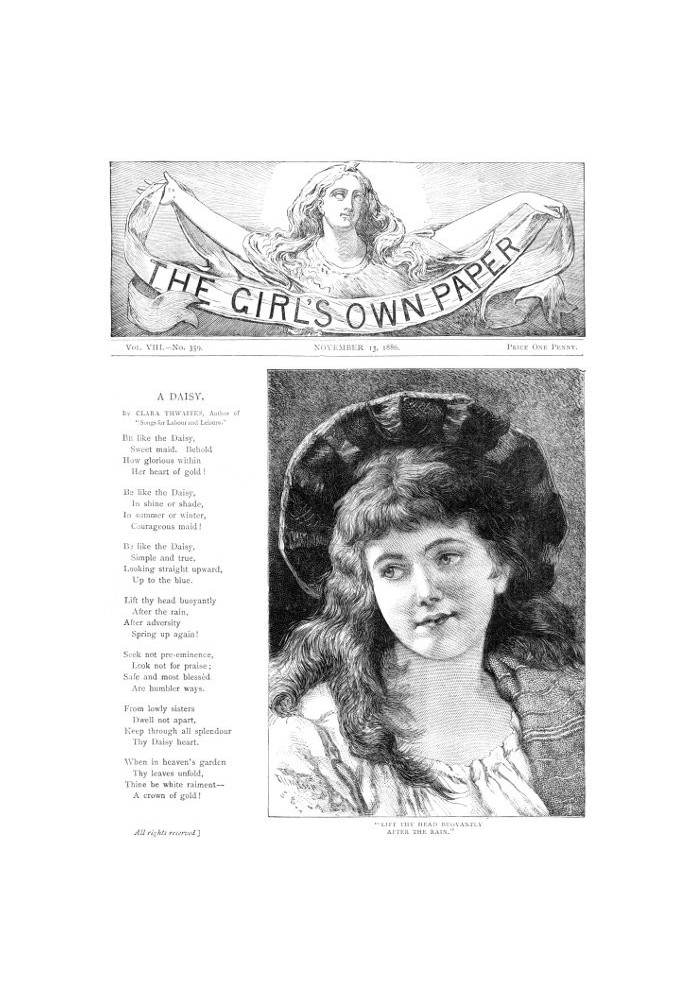 Book The Girl's Own Paper, Vol. VIII, No. 359, November 13, 1886