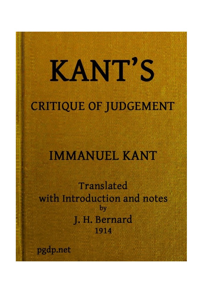 Book Kant's Critique of Judgement