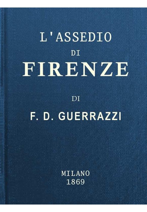 Book The siege of Florence