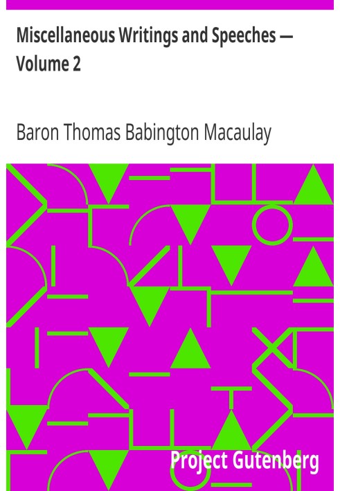 Book Miscellaneous Writings and Speeches — Volume 2