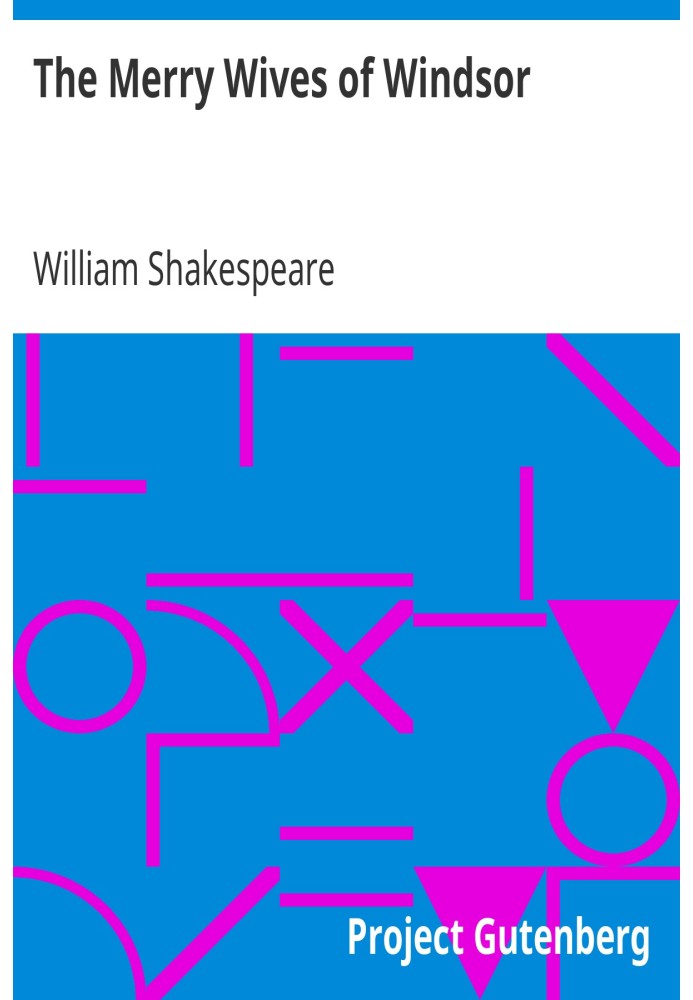 Book The Merry Wives of Windsor