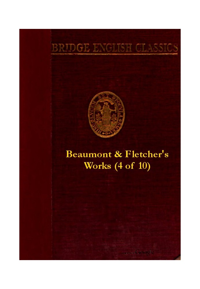 Book Beaumont and Fletcher's Works, Vol. 04 of 10