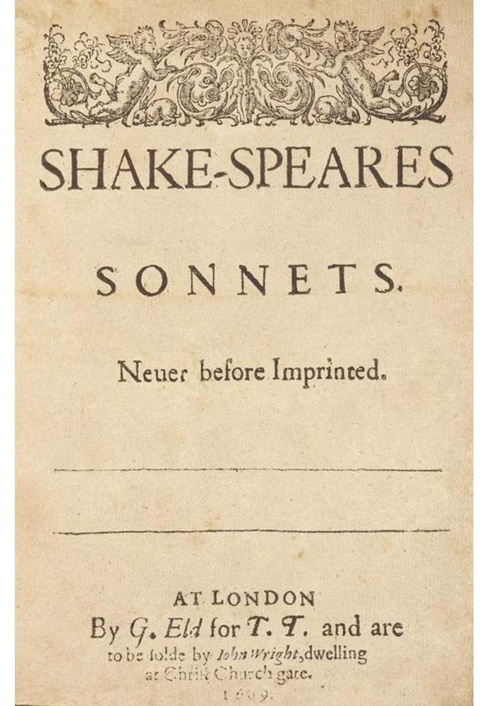 Book Shakespeare's Sonnets
