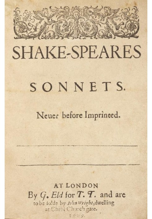 Book Shakespeare's Sonnets