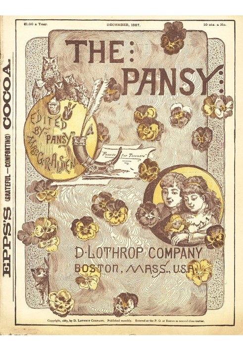 Book The Pansy Magazine, Vol. 15, Dec. 1887