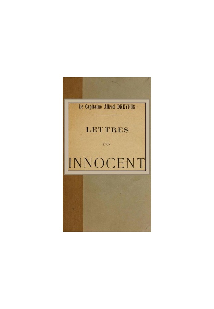 Book Letters from an innocent