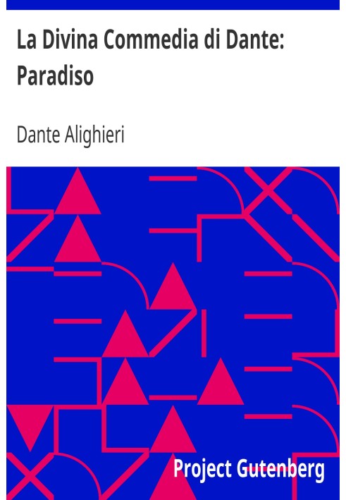 Book Dante's Divine Comedy: Paradise