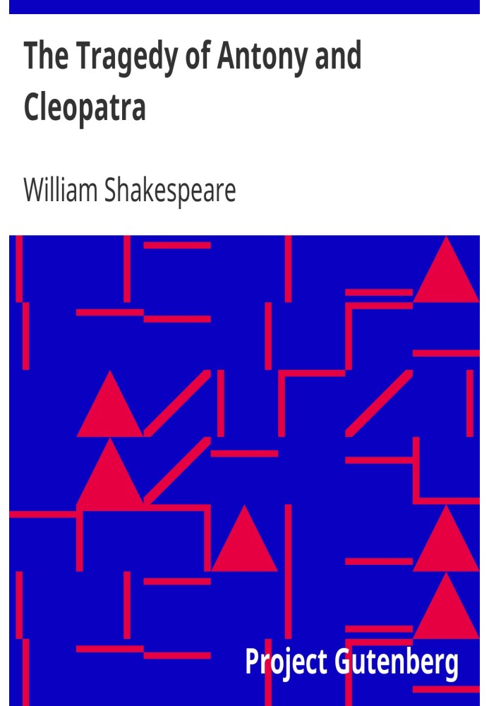 Book The Tragedy of Antony and Cleopatra
