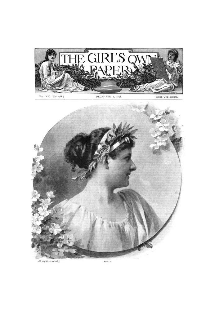 Book The Girl's Own Paper, Vol. XX, No. 988, December 3, 1898
