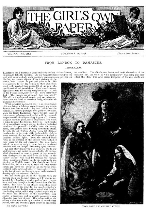 Book The Girl's Own Paper, Vol. XX, No. 987, November 26, 1898