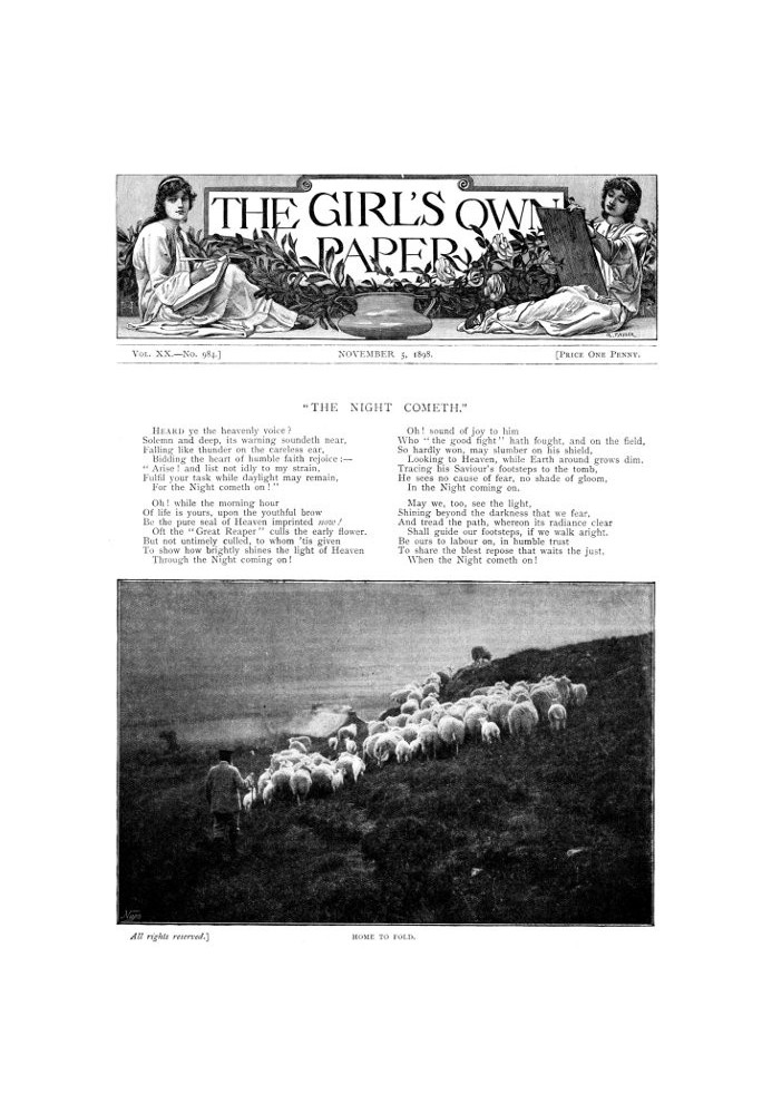 Book The Girl's Own Paper, Vol. XX, No. 984, November 5, 1898