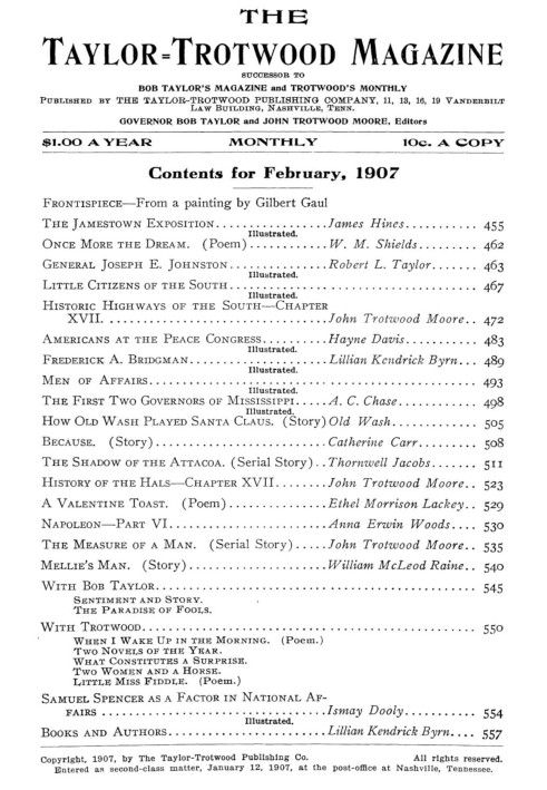 Book The Taylor-Trotwood Magazine, Vol. IV, No. 5, February 1907
