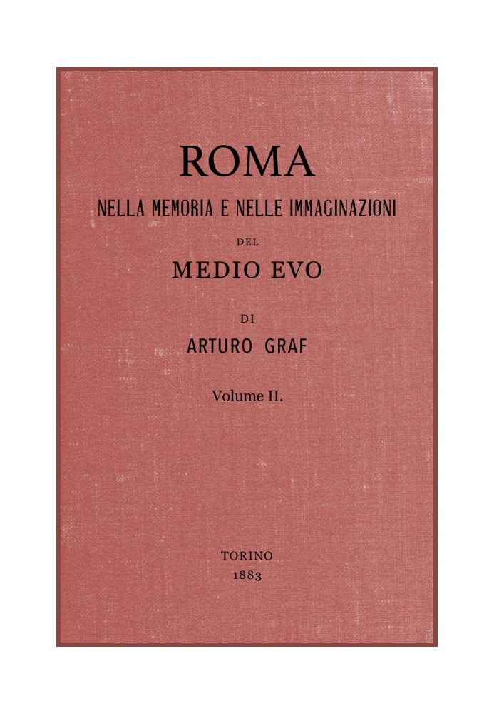 Book Rome in the memory and imagination of the Middle Ages vol. II