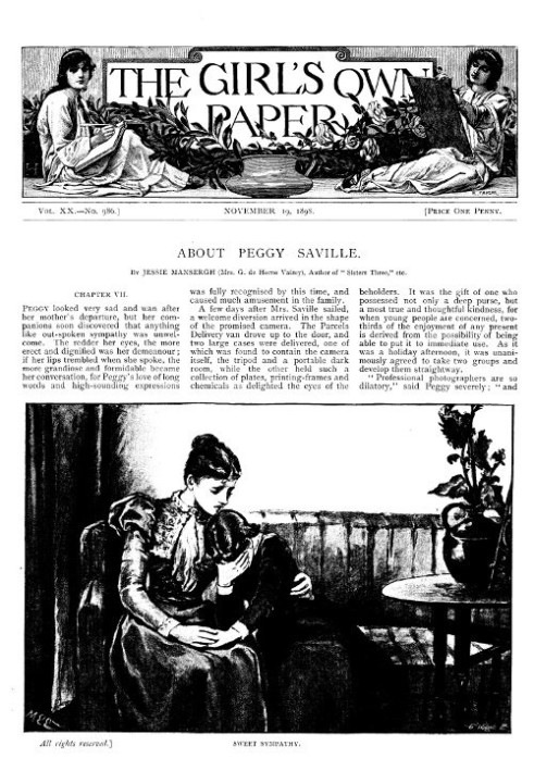 Книга The Girl's Own Paper, Vol. XX, № 986, 19 листопада 1898 р